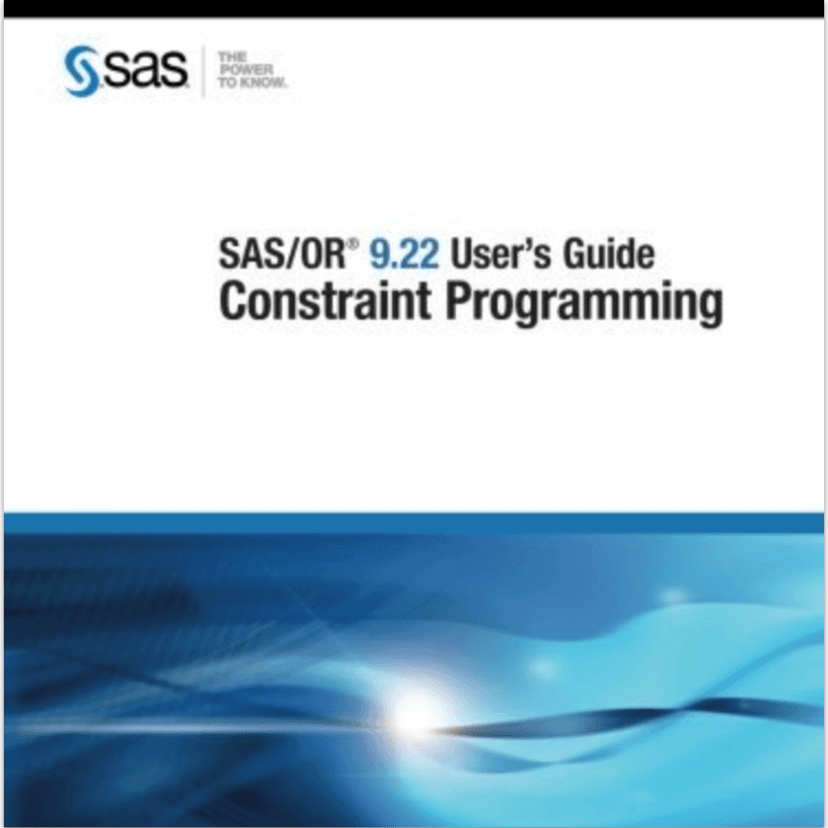 SAS/OR User's Guide